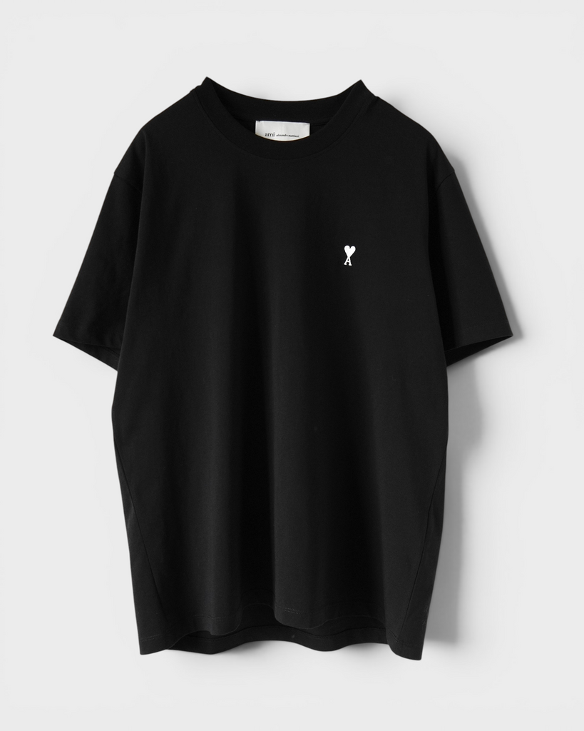 アミパリ アミ パリス ハートロゴ Tシャツ ブラック XL メンズ レディース