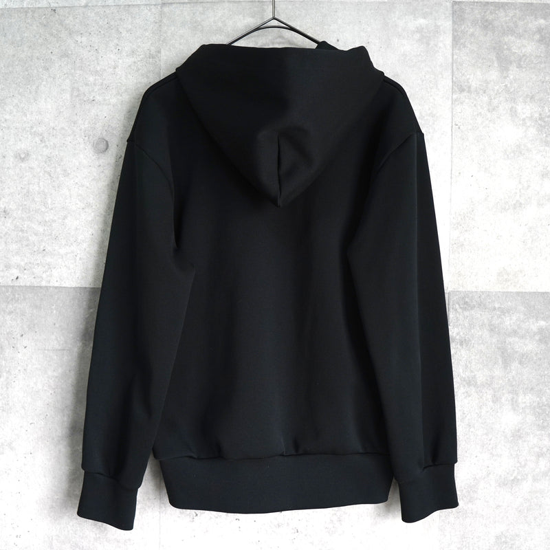 プレイ コム デ ギャルソン ハートロゴ ジップアップ パーカー ブラック