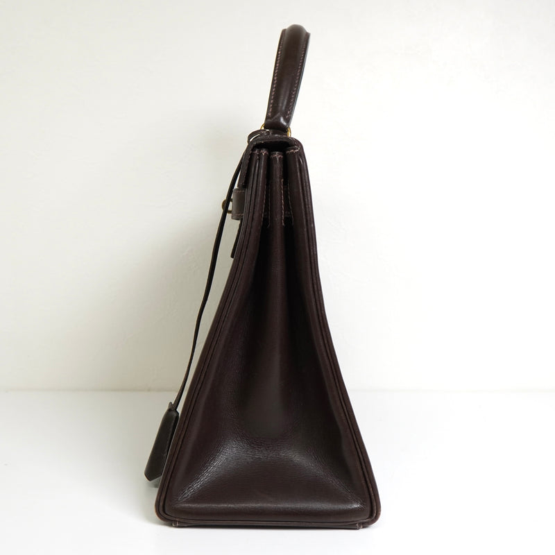 エルメス ケリー28 1964年製 ゴールド金具 ハンドバッグ T刻 ブランド