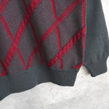 90's｜Logo V-neck Sweater