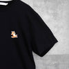 メゾン キツネ チラックスフォックス Tシャツ ブラック