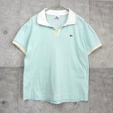 Lacoste 徽标贴片网球衫，女式短袖 Polo 衫