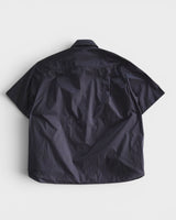 RIP STOP SHIRT サカイ ナイロン 半袖シャツ チャコールグレー サイズ1 メンズ