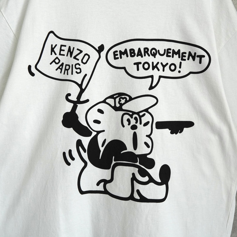 ケンゾー BOKE BOY  Tシャツ ホワイト
