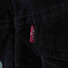 リーバイス SHERPA LINED TRUCKER JACKET コーデュロイ襟 ボアジャケット ブラック メンズ