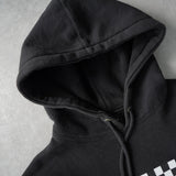 ステューシー チェッカーロゴ パーカー フーディー ブラック