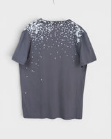 メゾン マルジェラ トロンプルイユ プリント Vネック Tシャツ グレー系 メンズ