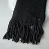 サンローラン パリ ニット フリンジ ロングマフラー