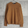 ポロ ラルフローレン スモールポニーロゴ ニット キャメル