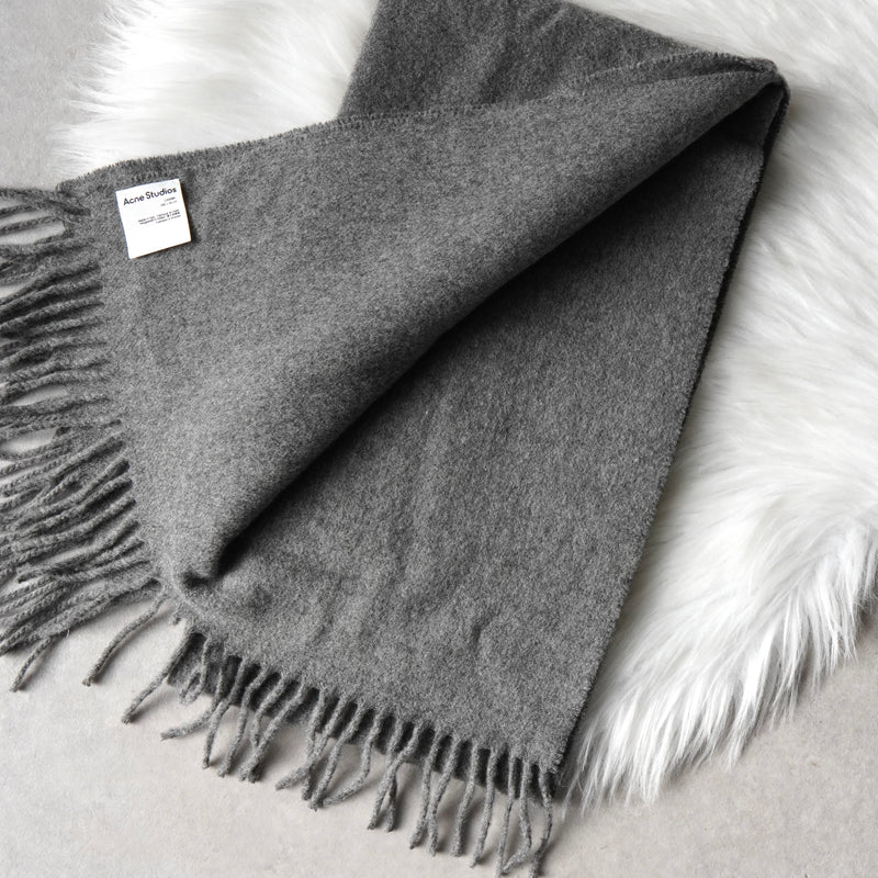アクネ ストゥディオズ ストール ウール マフラー グレー