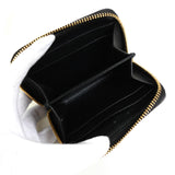 プラダ ロゴ サフィアーノ レザー コインケース ブラック