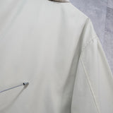 イヴ サンローラン ヴィンテージ リバーシブル YSLロゴ チェック柄 ブルゾン ジャケット ベージュ / ブラック