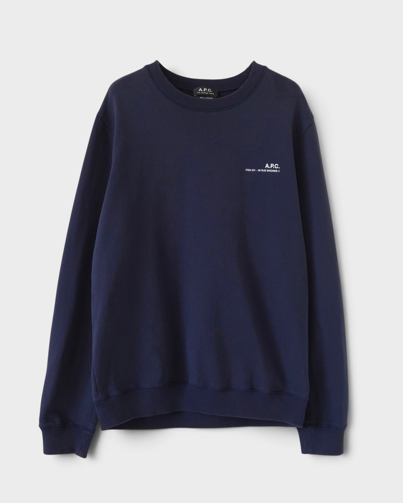 アーペーセー スウェット ネイビー L メンズ レディース