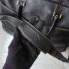 Dunhill Leather 2-Way Boston Bag in Black