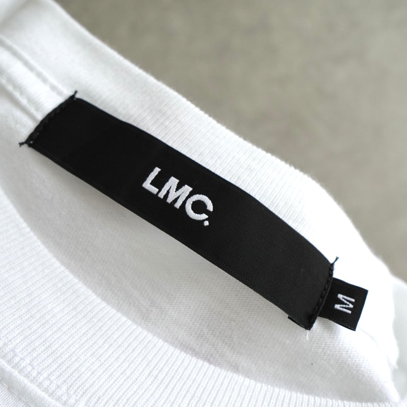 LMC 徽标印花白色长袖 T 恤