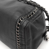 シャネル ココマーク ラグジュアリーライン レザー チェーン ショルダーバッグ ボーリングバッグ ブラック 1番台8桁