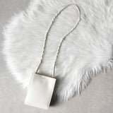 ジルサンダー タングル スモール レザー ショルダーバッグ ホワイト