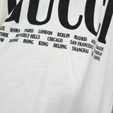 Gucci 象牙色经典徽标 T 恤