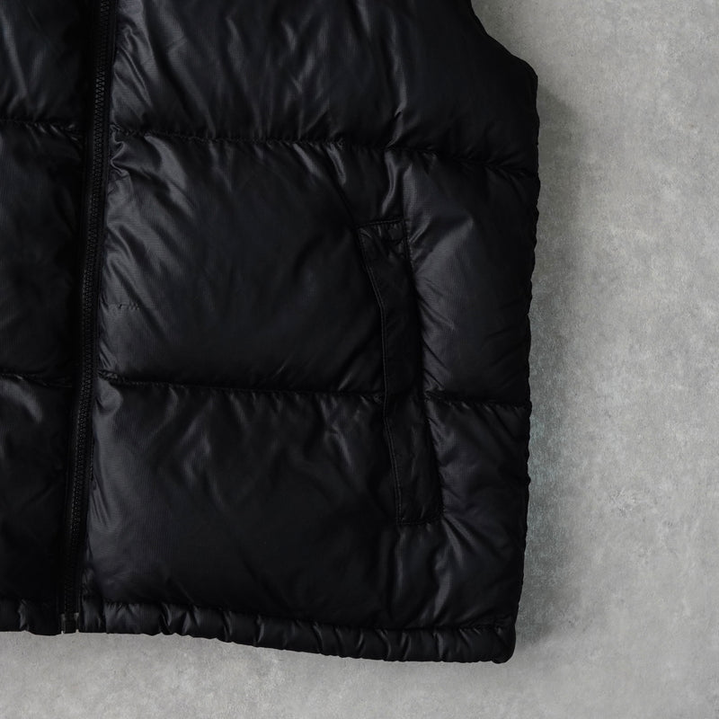 ザ ノースフェイス ヌプシ 700フィル ロゴ ダウンベスト ブラック