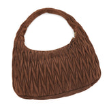 ミュウミュウ ワンダー マテラッセ スエード ワンショルダーバッグ ホーボーバッグ ブラウン