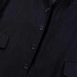 アルマーニ エクスチェンジ チェスターコート ウールコート ブラック