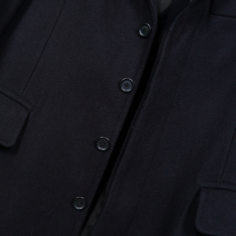 アルマーニ エクスチェンジ チェスターコート ウールコート ブラック