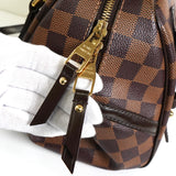 ルイ ヴィトン ダミエ リヴィントンPM トートバッグ ハンドバッグ ブラウン N41157