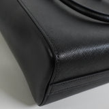 プラダ サフィアーノ レザー 2way ハンドバッグ ショルダーバッグ ブラック