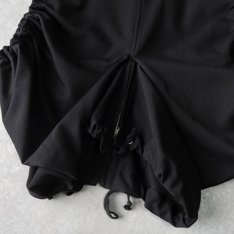 コムデギャルソン 1990年製 変形 ジッパー ベスト レディース ブラック