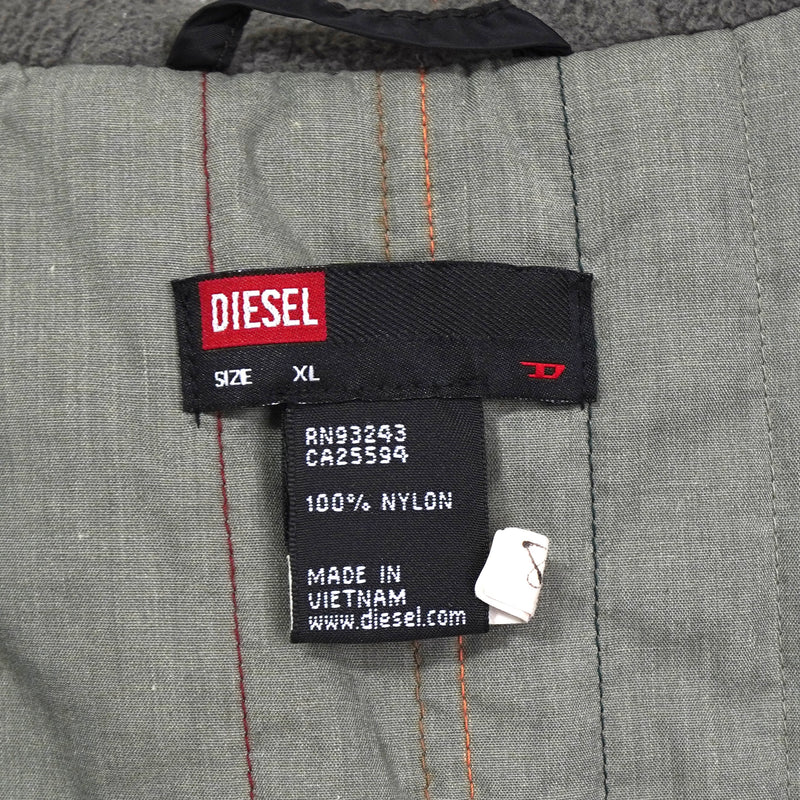 ディーゼル ベンチコート メンズ ブラック