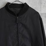 プラダ トライアングルロゴ ナイロン ボンバージャケット スタジャン ブルゾン ブラック メンズ