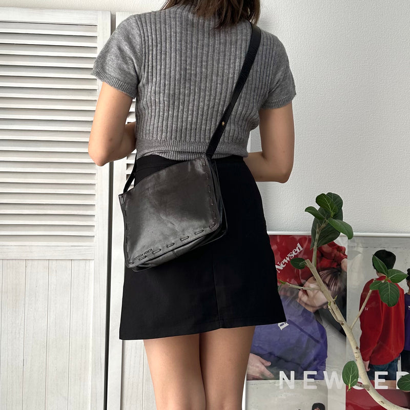 Soft Leather Shoulder Bag｜Made in Italy