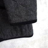 Corduroy Collar Wool Quilting Jacket