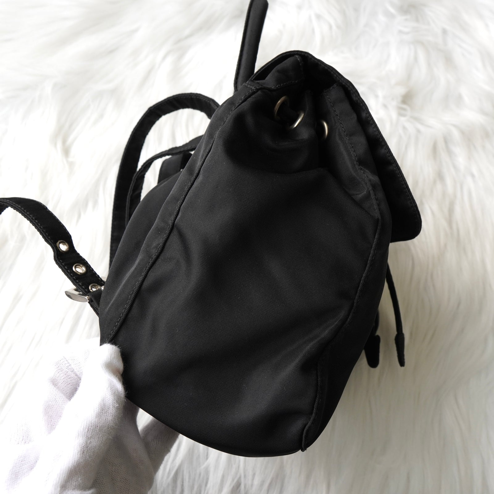 【極美品】PRADA ポコノ　バックパック　テスートナイロン　トライアングルロゴ プラダ ポコノ テスート ナイロン ミニリュックサック
