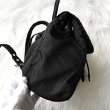 プラダ ポコノ テスート ナイロン ミニリュックサック トライアングルロゴ ブラック