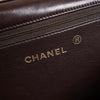 シャネル ココマーク マトラッセ ラムスキン チェーン ショルダーバッグ ブラウン 0番台7桁