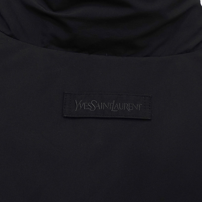 イヴ サンローラン ヴィンテージ YSLロゴ 中綿ジャケット ブラック
