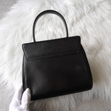Prada 纳帕皮革手提包迷你包黑色