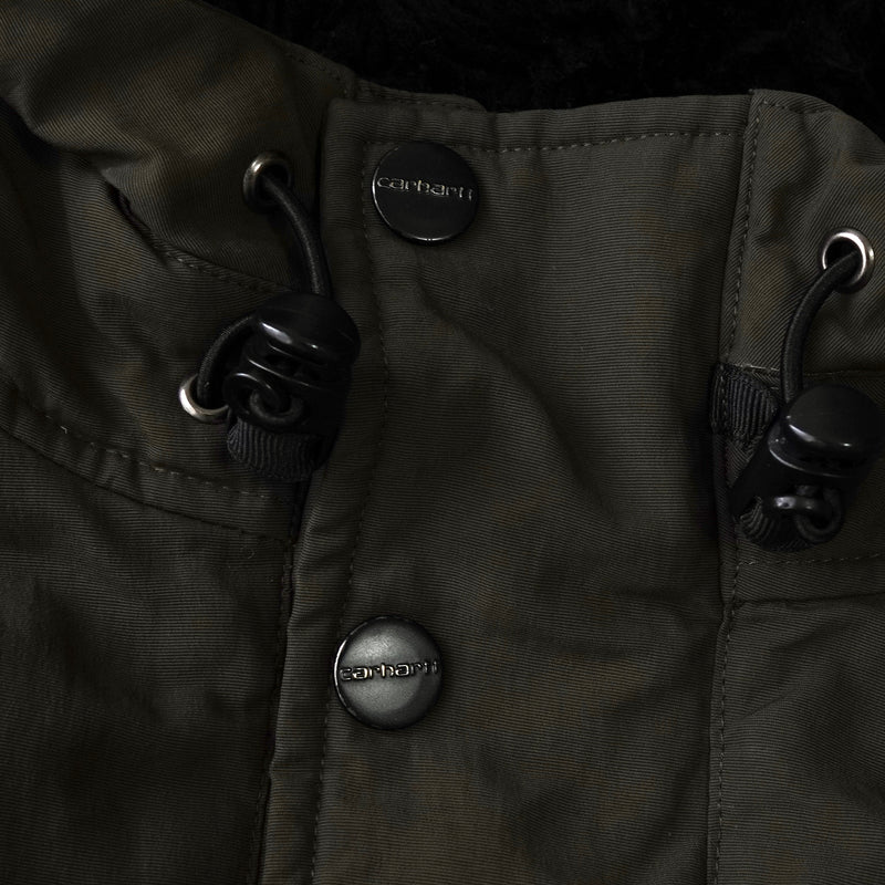 カーハート アンカレッジ パーカー ロゴ 中綿ジャケット マウンテンパーカー カーキ