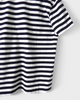 アミパリ アミ パリス ハートロゴ ボーダー Tシャツ ブラック ホワイト S メンズ レディース