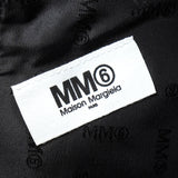 エムエムシックス メゾン マルジェラ ジャパニーズバッグ ミニ レザー ハンドバッグ ホワイト