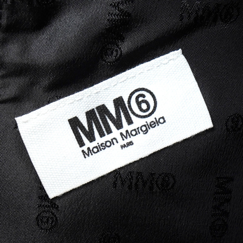 エムエムシックス メゾン マルジェラ ジャパニーズバッグ ミニ レザー ハンドバッグ ホワイト