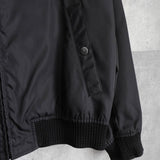 プラダ トライアングルロゴ ナイロン ボンバージャケット スタジャン ブルゾン ブラック メンズ