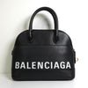 バレンシアガ ヴィル レザー 2way ハンドバッグ ショルダーバッグ ブラック