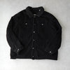 リーバイス SHERPA LINED TRUCKER JACKET コーデュロイ襟 ボアジャケット ブラック メンズ