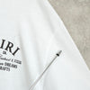 アミリ Arts District Tee ロゴ 両面プリント Tシャツ ホワイト タグ付き未使用品