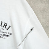 アミリ Arts District Tee ロゴ 両面プリント Tシャツ ホワイト タグ付き未使用品