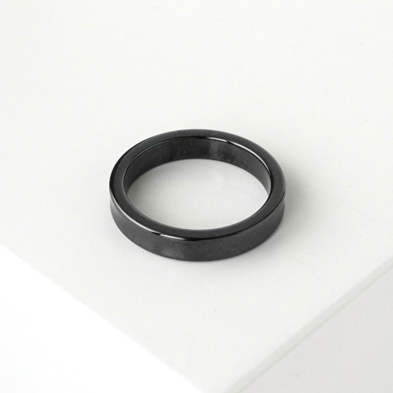 ティファニー 1837 ナロー チタン 指輪 リング ブラック 16号