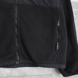 ポロ ラルフローレン ナイロン切り替え フリースジャケット ブラック