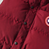 カナダグース ダウンベスト レッド